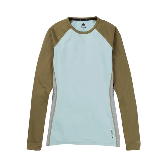 Damska Bielizna Aktywna Burton Midweight X Crew (Martini Olive/Ether Blue) FW21_1 thumbnail