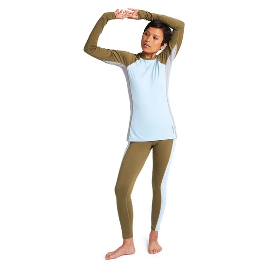 Damska Bielizna Aktywna Burton Midweight X Crew (Martini Olive/Ether Blue) FW21_2 thumbnail