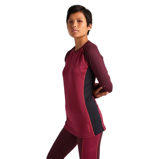 Damska Bielizna Aktywna Burton Midweight X Crew (Port Royal/Spiced Plum) FW21_2
