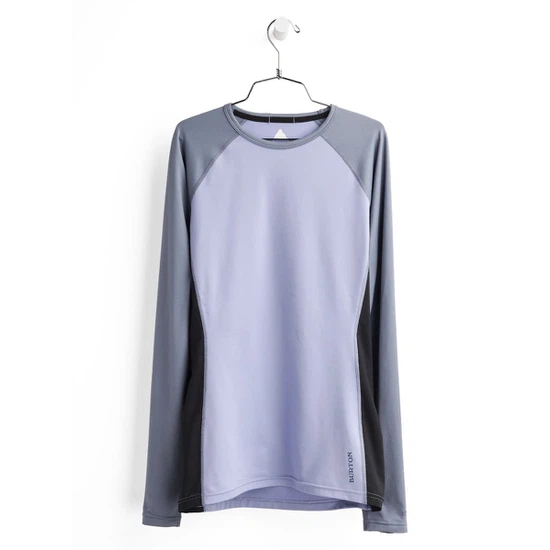 Damska Bielizna Aktywna Burton Midweight X Crew (Folkstone Gray/Foxglove Violet) FW22_1