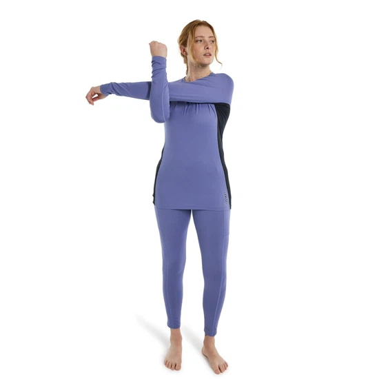 Damska Bielizna Aktywna Burton Midweight X Crew (Slate Blue) FW24_3 thumbnail