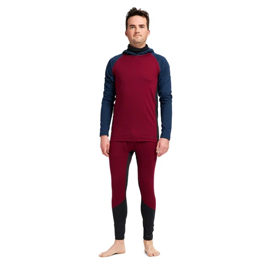 Spodnie Aktywne Burton Midweight X (Mulled Berry/True Black) FW22_2 thumbnail
