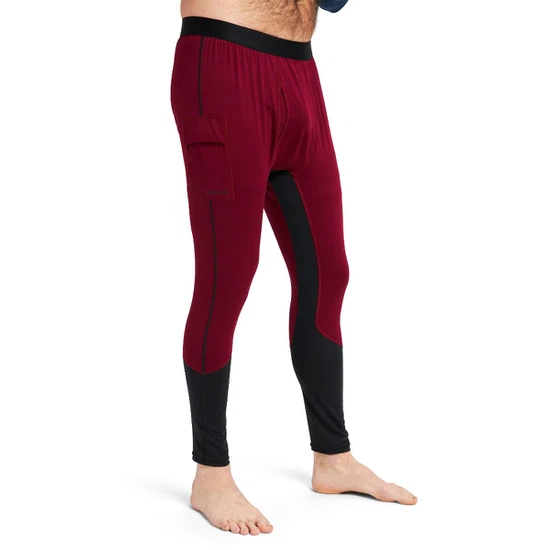 Spodnie Aktywne Burton Midweight X (Mulled Berry/True Black) FW22_1