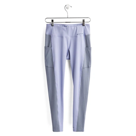 Damskie Spodnie Aktywne Burton Midweight X (Folkstone Gray/Foxglove Violet) FW22_2