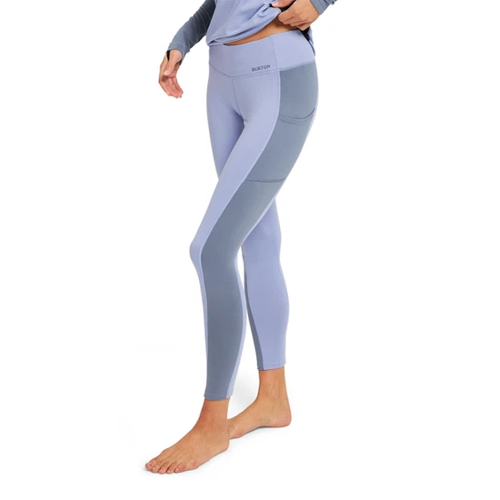 Damskie Spodnie Aktywne Burton Midweight X (Folkstone Gray/Foxglove Violet) FW22_1
