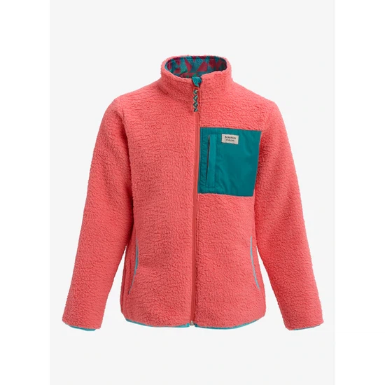 Dziecięcy Kurtka Burton Snooktwo Reversible (Green-Blue Morse Geo/Georgia Peach) FW20_2