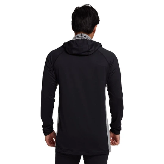 Bielizna Aktywna Burton Midweight X Long Neck Hoodie (True Black/Gray Heather) FW24_2 thumbnail