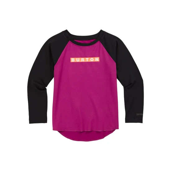 Dziecięca Bielizna Aktywna Burton Toddler Midweight Tech Tee (True Black/Vivid Viola) FW23_1