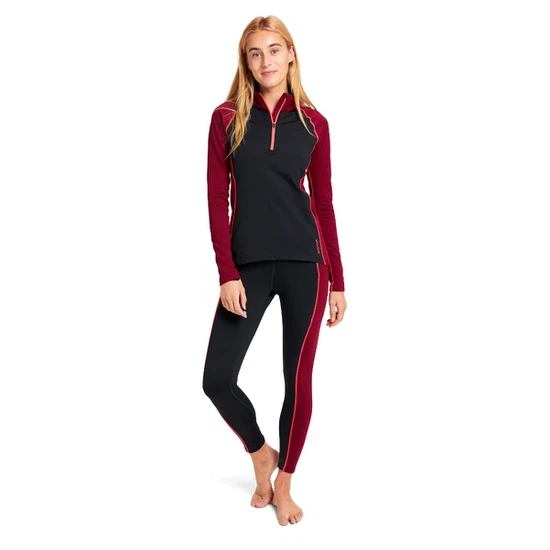 Damskie Spodnie Aktywne Burton Heavyweight X ( Mulled Berry/True Black) FW22_2 thumbnail