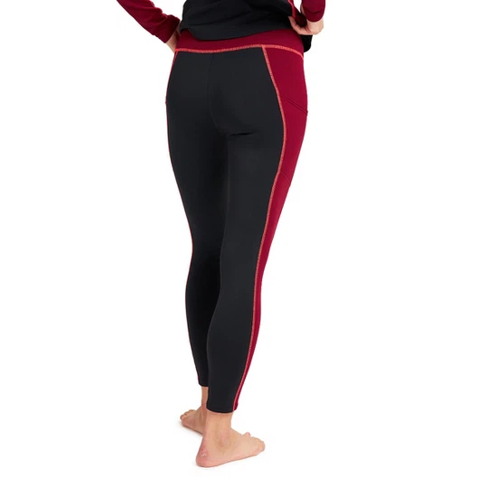 Damskie Spodnie Aktywne Burton Heavyweight X ( Mulled Berry/True Black) FW22_4