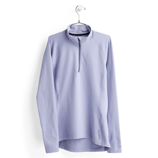 Damska Bielizna Aktywna Burton Heavyweight X 1/4 Zip (Foxglove Violet) FW22_1 thumbnail