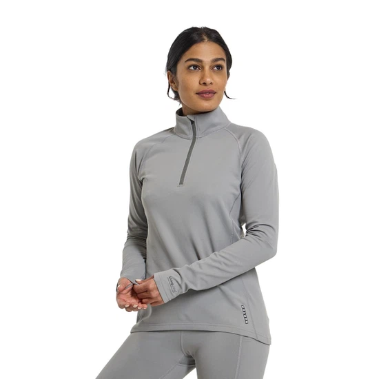 Damska Bielizna Aktywna Burton Heavyweight X 1/4 Zip (Sharkskin) FW24_1 thumbnail