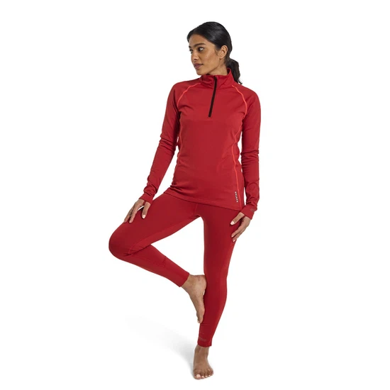 Damska Bielizna Aktywna Burton Heavyweight X 1/4 Zip (Sun Dried Tomato) FW23_3 thumbnail