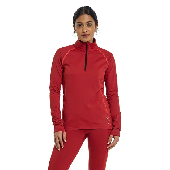 Damska Bielizna Aktywna Burton Heavyweight X 1/4 Zip (Sun Dried Tomato) FW23_1 thumbnail