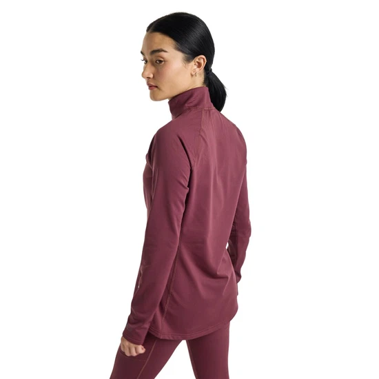 Damska Bielizna Aktywna Burton Heavyweight X 1/4 Zip (Almandine) FW24_2