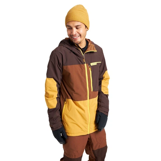 Kurtka Snowboardowa Burton Peasy (Seal Brown/Bison/Wood Thrush) FW22_3