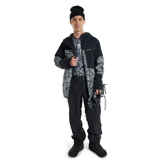 Kurtka Snowboardowa Burton Peasy (True Black/Aerial Pines) FW23_3