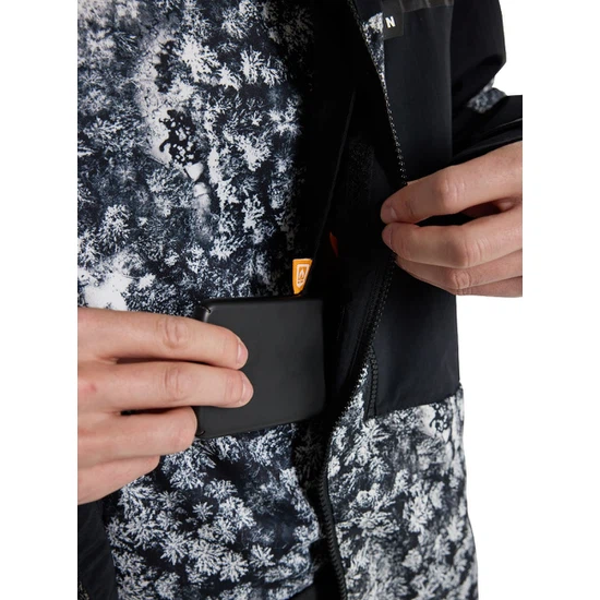 Kurtka Snowboardowa Burton Peasy (True Black/Aerial Pines) FW23_4