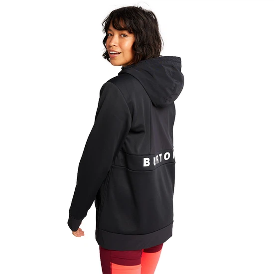 Damska Bluza Aktywna Burton Crown Weatherproof Performance PO (True Black) SS24_2 thumbnail