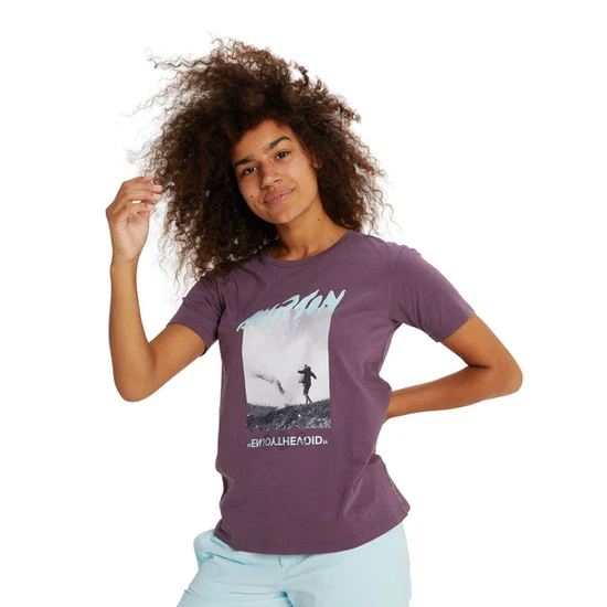 Damska Koszulka Burton Ashmore Photo (Dusk Purple) SS21_1