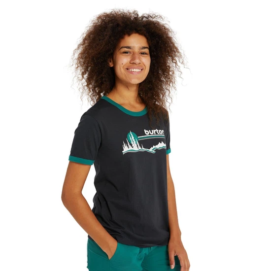 Damska Koszulka Burton Carlow (True Black) SS21_1
