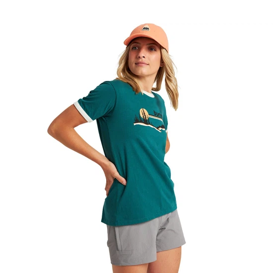 Damska Koszulka Burton Carlow (Antique Green) SS21_2