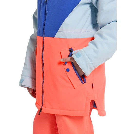 Dziecięca Kurtka Snowboardowa Burton Khione (Amparo Blue/Ballad Blue/Tetra Orange) FW23_7 thumbnail
