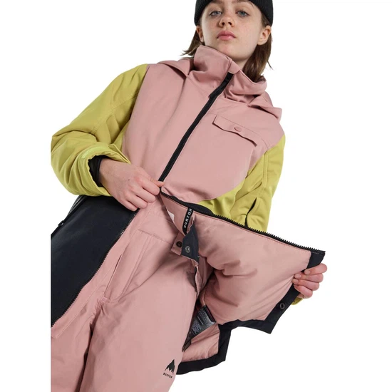 Dziecięca Kurtka Snowboardowa Burton Khione (Powder Blush/Sulfur/True Black) FW24_6 thumbnail