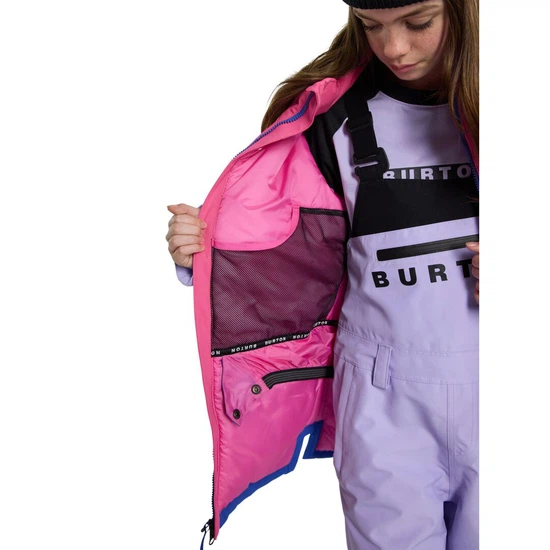 Dziecięca Kurtka Snowboardowa Burton Khione (Fuchsia Fusion/Supernova/Amparo Blue) FW24_6 thumbnail