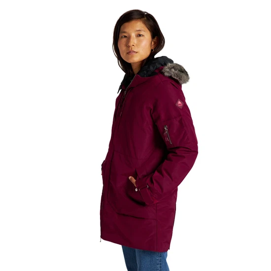 Damska Kurtka Burton Saxton Parka (Mulled Berry) FW22_1