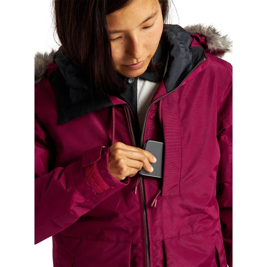 Damska Kurtka Burton Saxton Parka (Mulled Berry) FW22_8 thumbnail