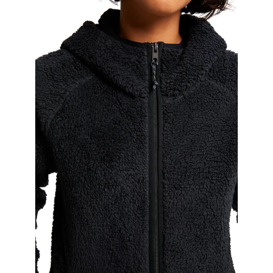 Damska Bluza Burton Minxy FZ (True Black Sherpa) FW23_3