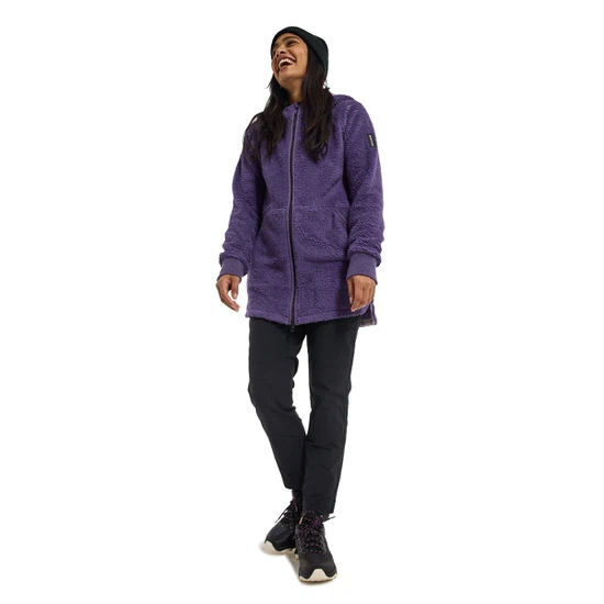 Damska Bluza Burton Minxy FZ (Violet Halo Sherpa) FW23_4