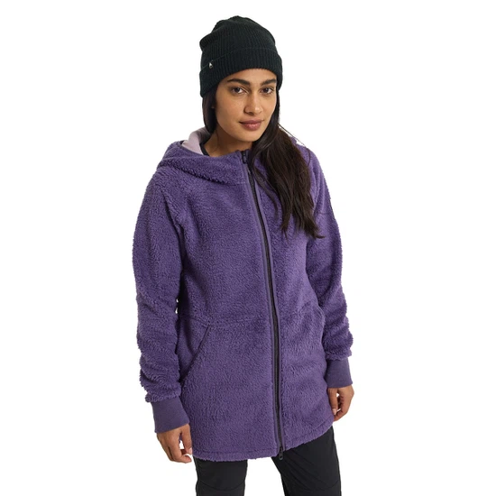 Damska Bluza Burton Minxy FZ (Violet Halo Sherpa) FW23_1