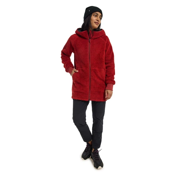 Damska Bluza Burton Minxy FZ (Sun Dried Tomato Sherpa) FW23_4
