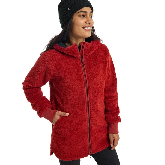 Damska Bluza Burton Minxy FZ (Sun Dried Tomato Sherpa) FW23_1 thumbnail
