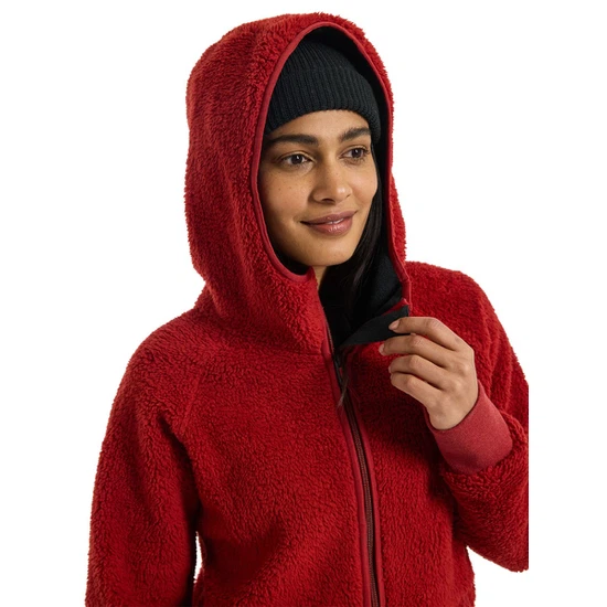 Damska Bluza Burton Minxy FZ (Sun Dried Tomato Sherpa) FW23_3
