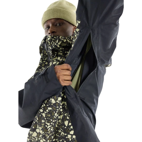 Kurtka Snowboardowa Burton GORE-TEX Pillowline Anorak (Sediment/True Black) FW24_5 thumbnail