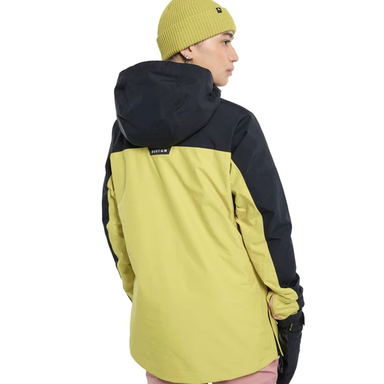 Damska Kurtka Snowboardowa Burton GORE-TEX Pillowline Anorak (True Black/Powder Blush/Sulfur) FW24_2