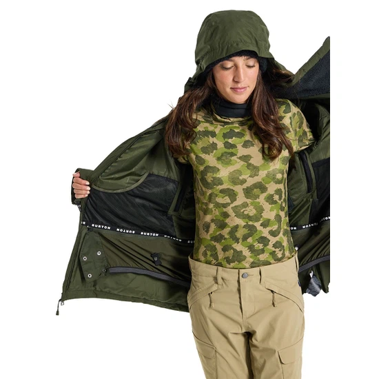 Damska Kurtka Snowboardowa Burton GORE-TEX Pillowline (Forest Night) FW24_8 thumbnail