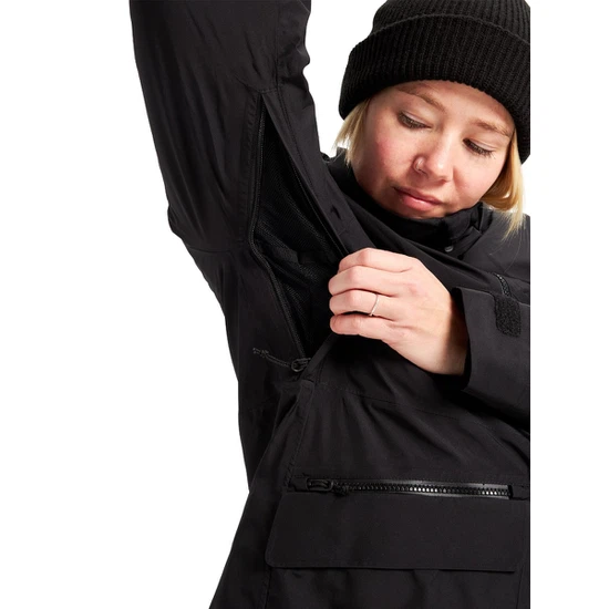 Damska Kurtka Snowboardowa Burton GORE-TEX Treeline ( True Black ) FW23_7 thumbnail