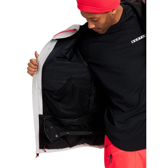 Kurtka Snowboardowa Burton GORE-TEX 2L Pillowline (Lunar Gray/True Black) FW22_9