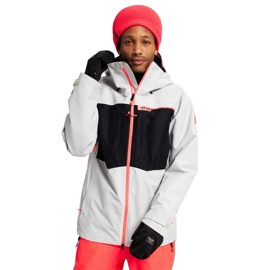 Kurtka Snowboardowa Burton GORE-TEX 2L Pillowline (Lunar Gray/True Black) FW22_1