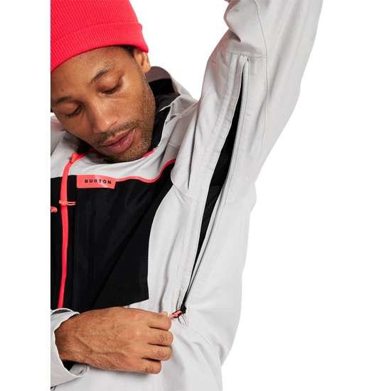 Kurtka Snowboardowa Burton GORE-TEX 2L Pillowline (Lunar Gray/True Black) FW22_6