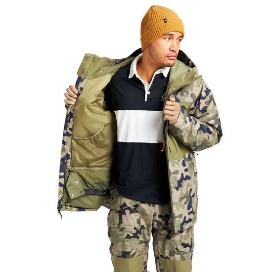 Kurtka Snowboardowa Burton GORE-TEX 2L Pillowline (Martini Olive Terra Camo/Martini Olive) FW22_8