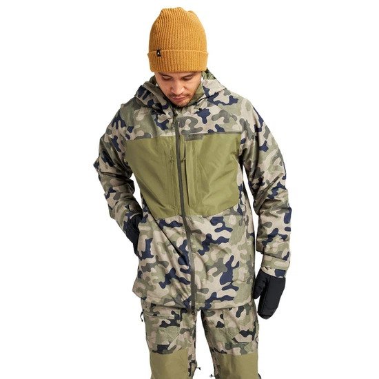 Kurtka Snowboardowa Burton GORE-TEX 2L Pillowline (Martini Olive Terra Camo/Martini Olive) FW22_1