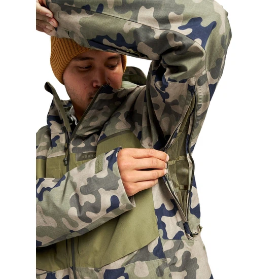 Kurtka Snowboardowa Burton GORE-TEX 2L Pillowline (Martini Olive Terra Camo/Martini Olive) FW22_7 thumbnail