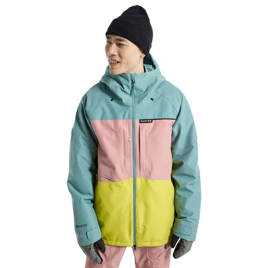 Kurtka Snowboardowa Burton GORE-TEX 2L Pillowline (Rock Lichen/Powder Blush/Sulfur) FW24_1