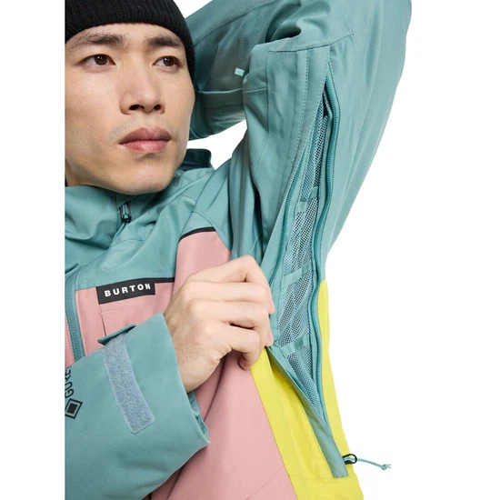 Kurtka Snowboardowa Burton GORE-TEX 2L Pillowline (Rock Lichen/Powder Blush/Sulfur) FW24_5