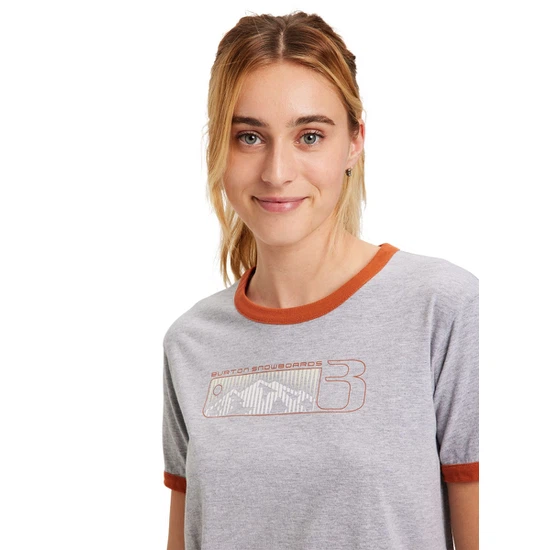 Damska Koszulka Burton Sagewood (Gray Heather) SS22_5